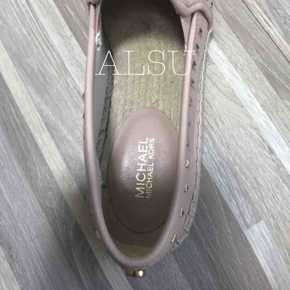 Michael Kors Hastings Espadrille Leather Ballet - Picture 3 of 8